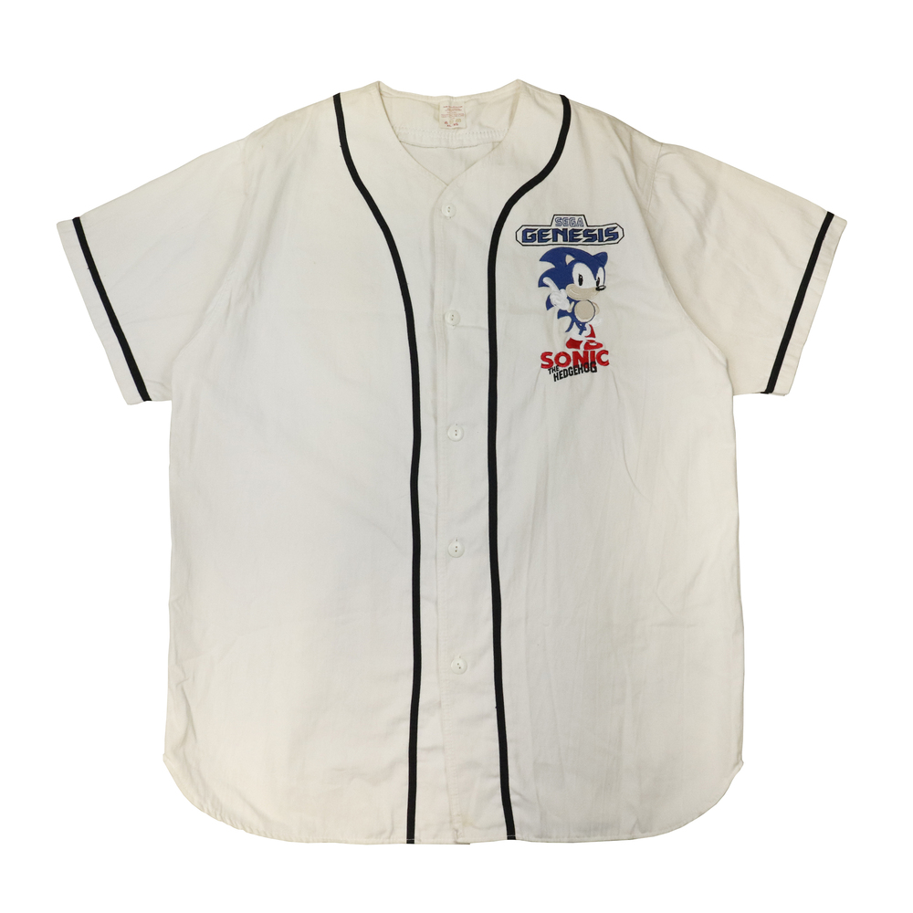 Vintage Sega Genesis Sonic Baseball Jersey Size XL